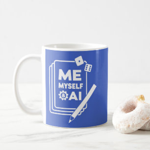 Moi, moi et l'IA, White Art Mug