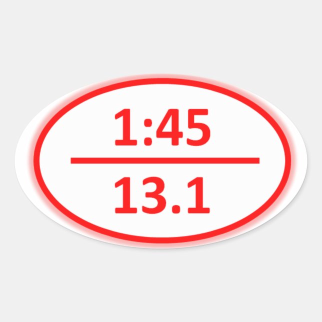 Moins de 1:45 pour un autocollant demi-hauteur (Devant)