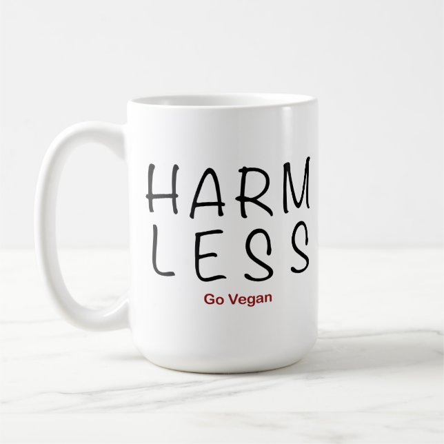 Moins de dommages - Go Vegan Mug (Gauche)