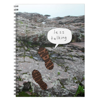 Moins De Parler Plus Marcher carnet Rocky Shore