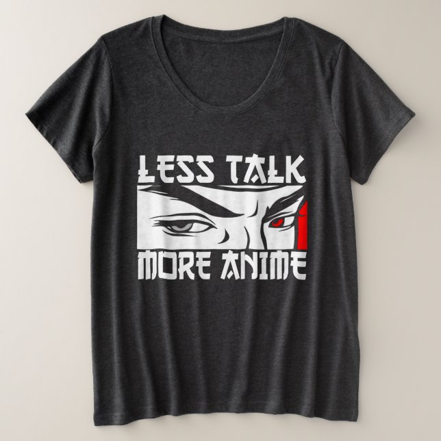 Moins Parler Plus Anime - Drôle Anime    (Design devant)
