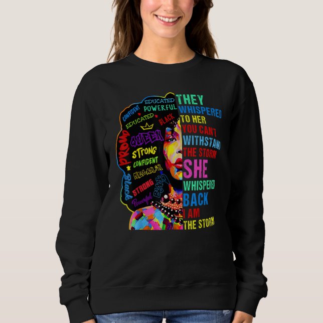 Mois de l'histoire noire Tshirt femme africaine Af (Devant)
