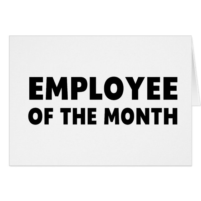 Mois des employés (Devant horizontal)