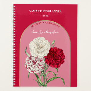 Mois des fleurs de naissance personnalisées Janvie
