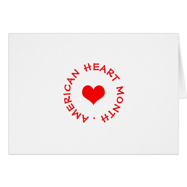 Mois du coeur américain (Devant Horizontal)