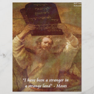 Moïse de Rembrandt & Citation Biblique