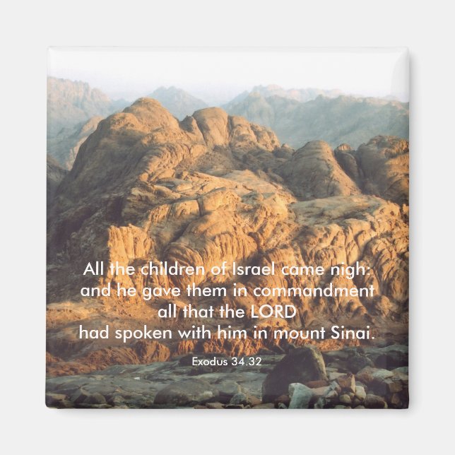 Moïse donne les commandements - Magnet (Devant)