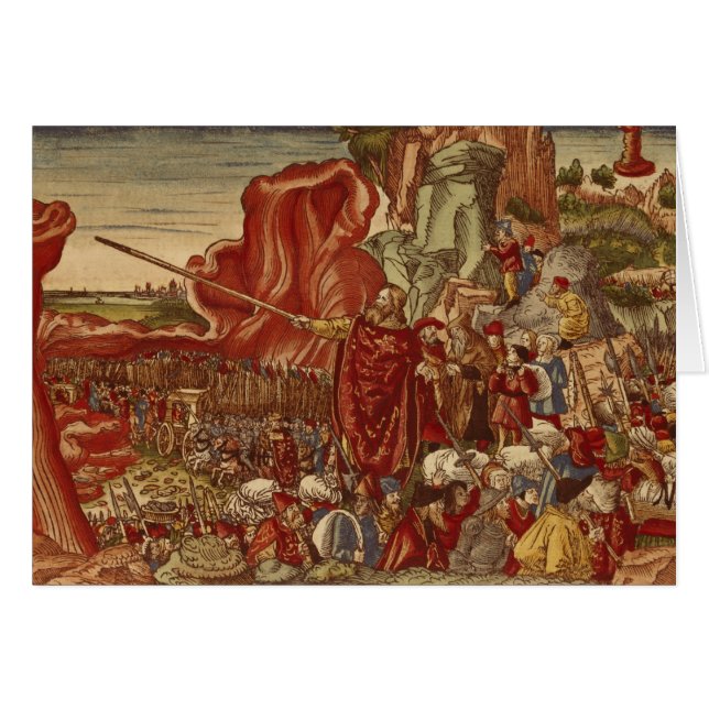 Moïse séparant la Mer Rouge (Devant horizontal)