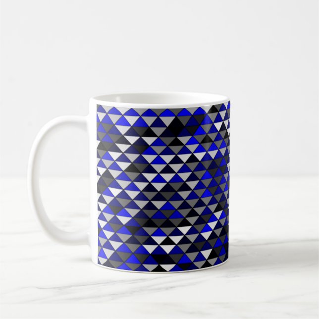 Moitié et demi-diamants 11oz Mug (Gauche)