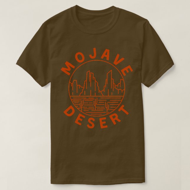 Mojave Desert Orange TShirt (Design devant)