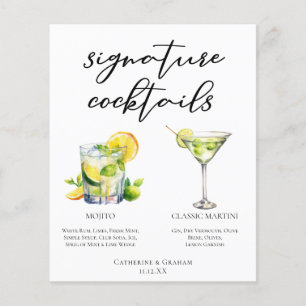 Mojito Martini Mariage Signature Cocktails Menu
