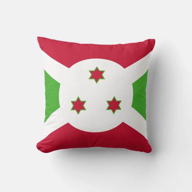 MoJo Coussin avec le drapeau du Burundi (Recto)