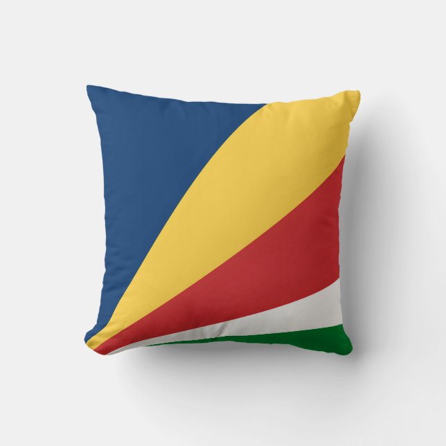MoJo Coussin avec Seychelles Colors Design (Recto)