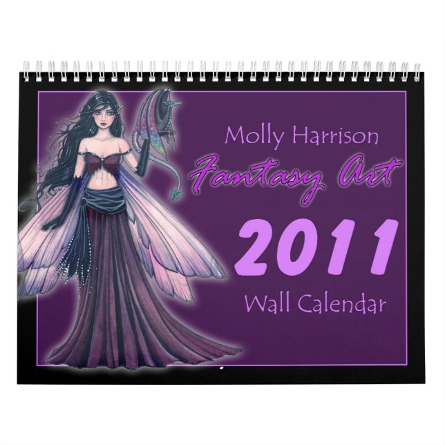 Molly Harrison 2011 Calendrier Imaginaire Art (Protection)