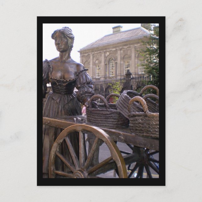 molly malone dans la carte postale de dublin (Devant)