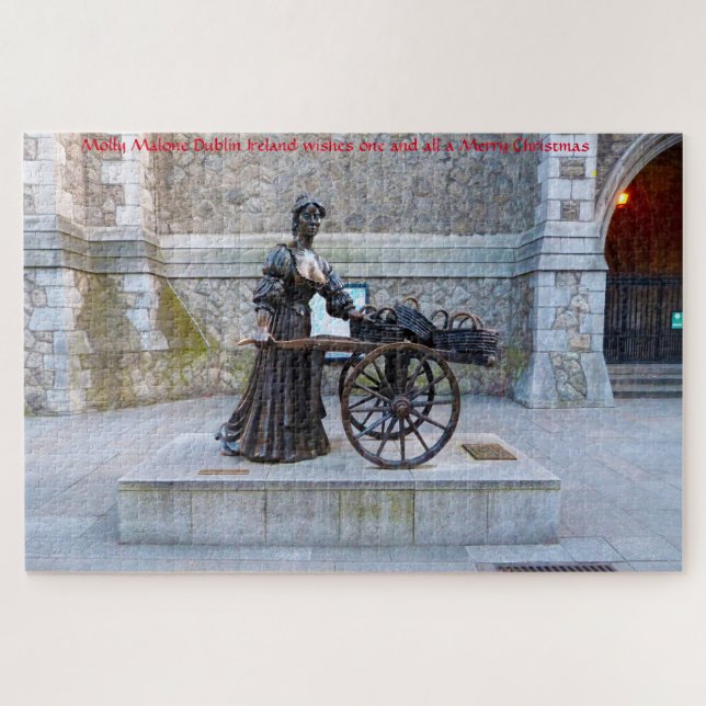 Molly Malone Dublin Irlande. Jigsaw Puzzle (Horizontal)