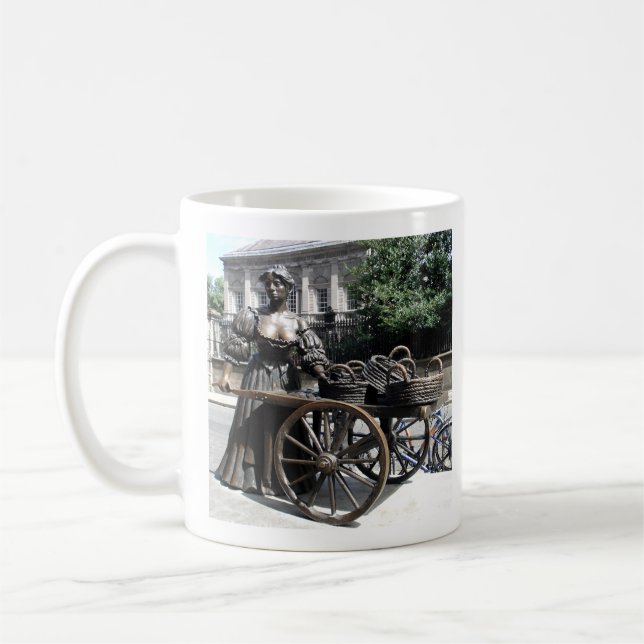 Molly Malone et Wheelbarrow Irlande Mug (Gauche)