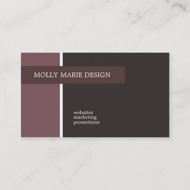 Molly Marie Carte de visite (Devant)