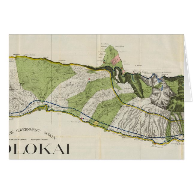 Molokai, Hawaï (Devant horizontal)