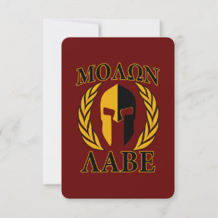 Molon Labe Casque spartiate Laurels Bourgogne