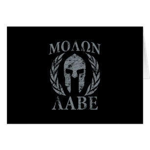 Molon Labe Laurels, guerrier spartiate