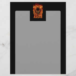 Molon Labe Laurels guerrier spartiate en feu
