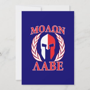 Molon Labe Laurels Spartan Tri Décor Couleur