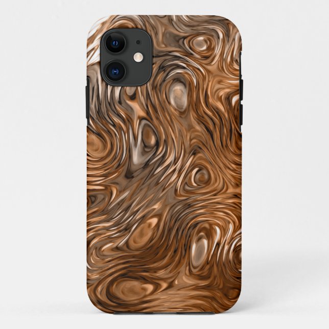 Molten "Copper" imprimer iPhone 5 à peine là coque (Dos)
