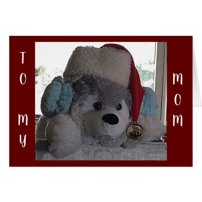 ***MOM***CE HEUREUX PUP DIT NOËL SPÉCIAL (Devant horizontal)