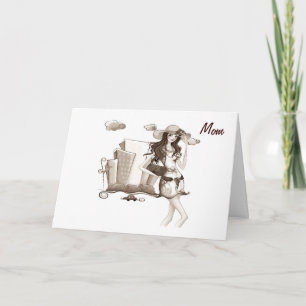 MOM EST FABULEUSE À LA CARTE D'ANNIVERSAIRE DE 40