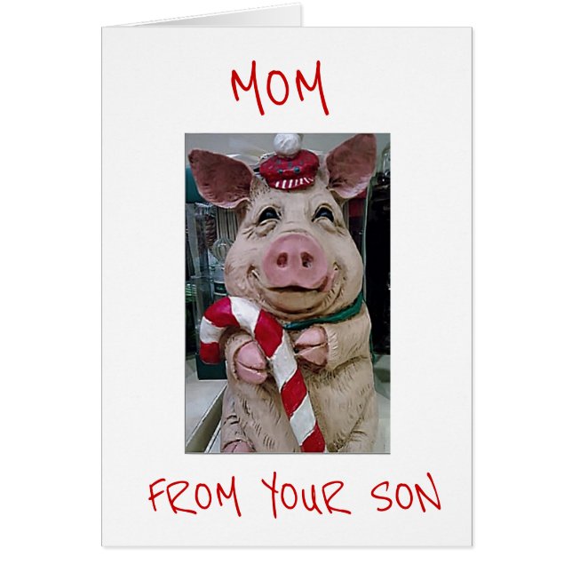 MOM EST LE MEILLEUR CADEAU JAMAIS **NOËL PIGGY** (Devant)