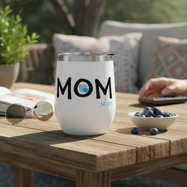 Mom Established Double Nested Blue Heart (Créateur téléchargé)