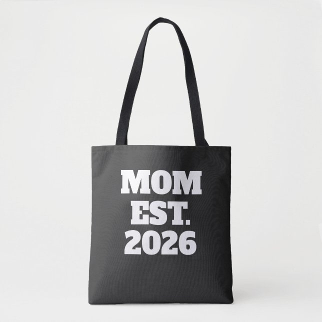 Mom Established New Mom Gift Tote Bag (Devant)