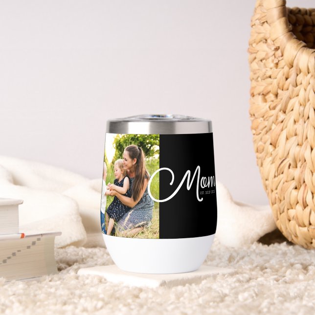 Mom Established Script Black Photo  (Salon (pivotée))