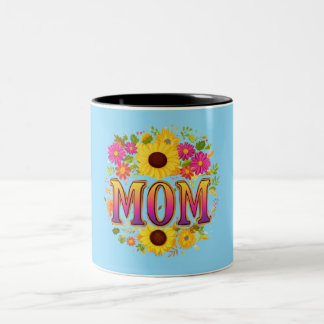 Mom Floral Mug – Coffee Cup Gift