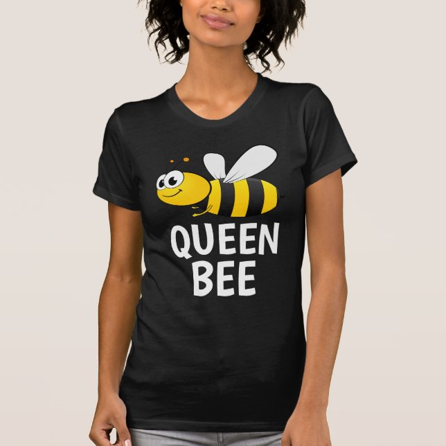 MOM QUEEN BEE LADIES T-SHIRTS (Devant)