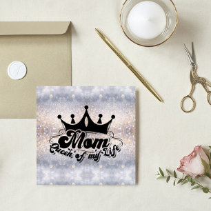 MOM Reine de ma vie Parties scintillant moderne ca