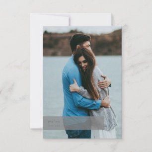 Moment chéri Faire-part Fiançailles moderne