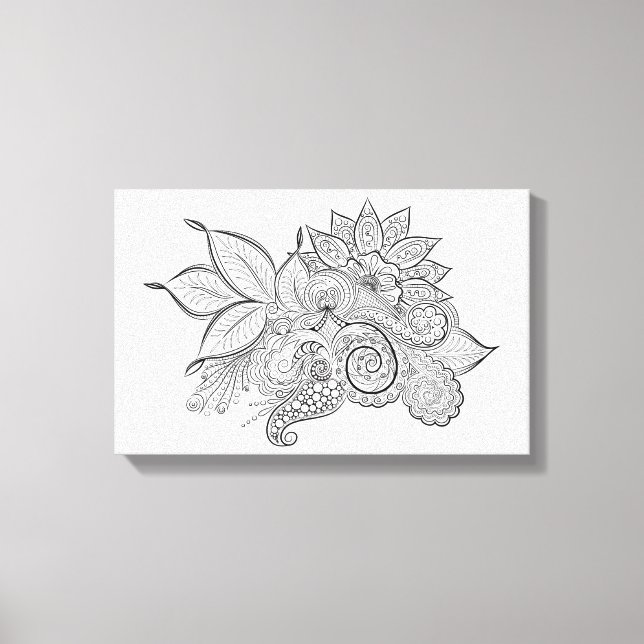 moment de calme toile enveloppée (Recto)