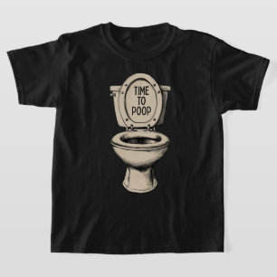 Moment de déféquer T-shirt de toilette drôle