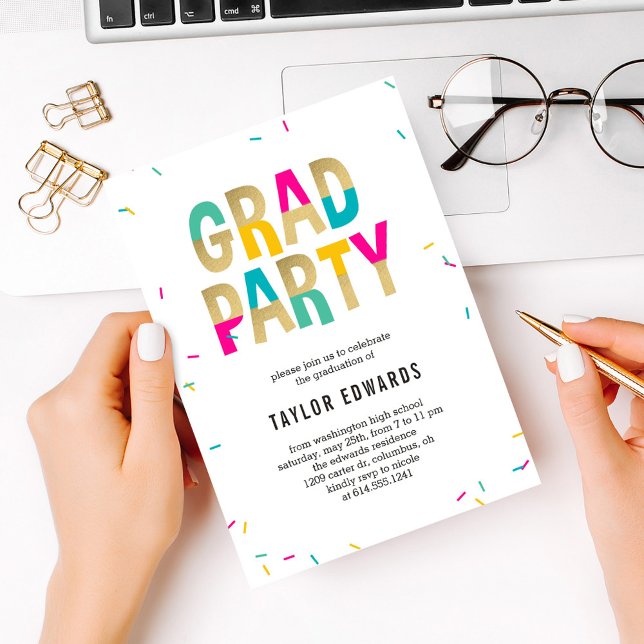 Moment De Joy Graduation Party Invitation (Créateur téléchargé)