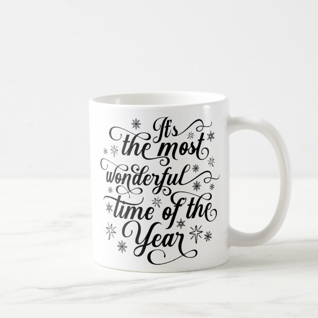 Moment le plus merveilleux de l'année Mug de Noël  (Droite)