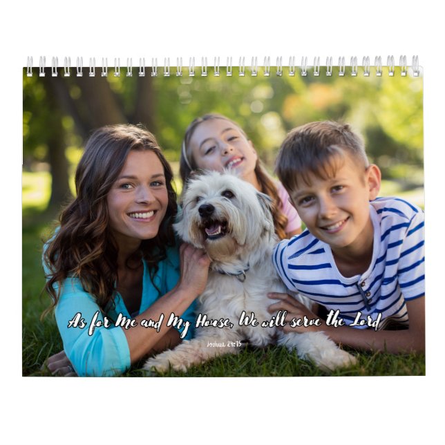 Moments bénis : Calendrier photo personnalisé de l (Dos)