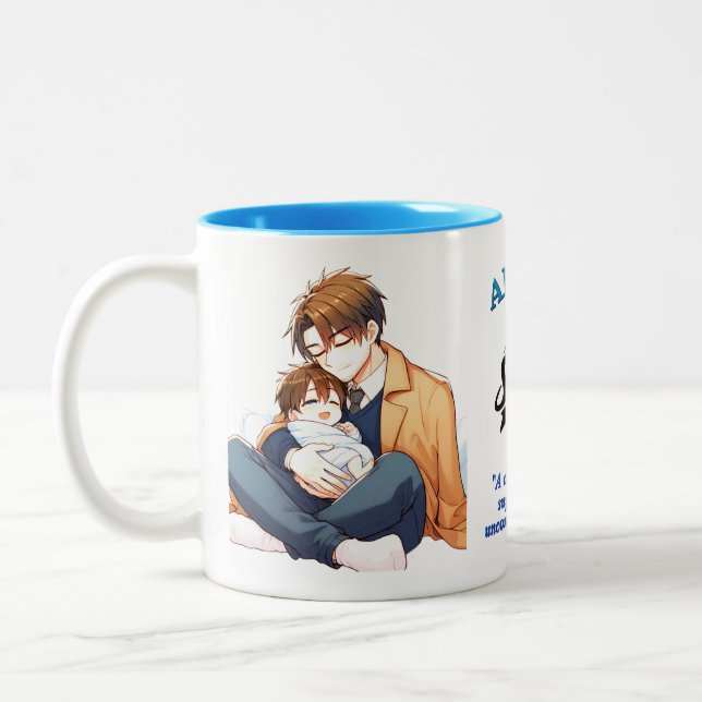 Moments chéris - Père & Enfant Embrace Mug (Gauche)