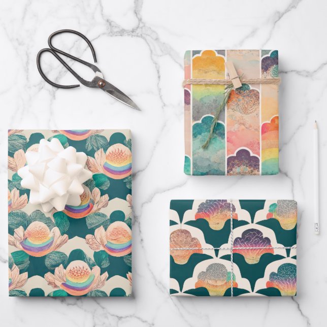 Moments d'esprit Santé mentale Papier d'enveloppem (Recto)