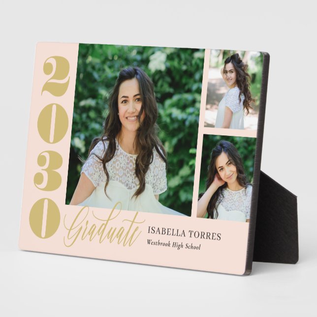 Moments radiants Plaque de graduation de couleur M (Côté)