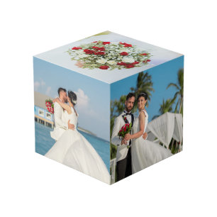 Moments spéciaux Mariages Photo Cube Newlyweds Cad