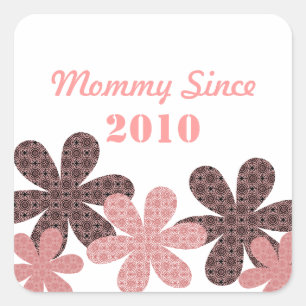 Momie Fleur Personnalisable depuis Stickers Carré