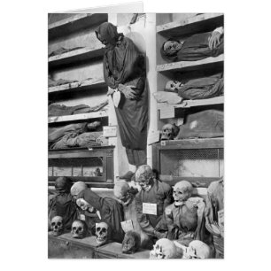 momies dans les catacombes de Palerme, Italie