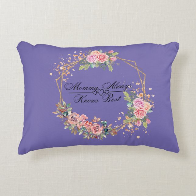 Momma connaît toujours le meilleur Coussin (Devant)
